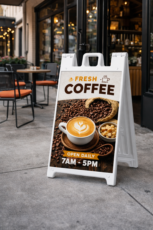 Heavy-Duty A-Frame Sidewalk Signs